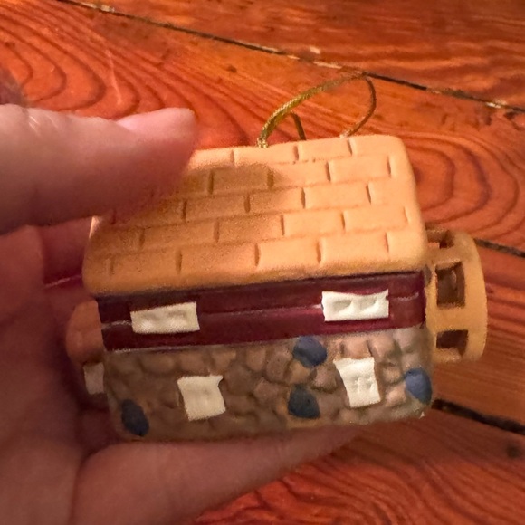 Set of 2 Vintage Badcock Bell Ornaments Old Mill & Post Office in Original Boxes - Picture 5 of 16